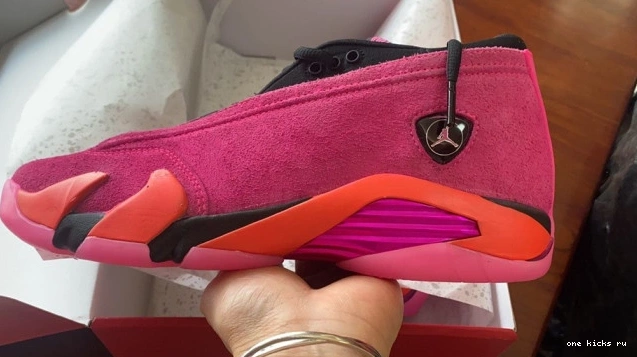 Rep Onekick Low 14 Shocking Jordan DH4121-600 Pink Retro (W) 0815